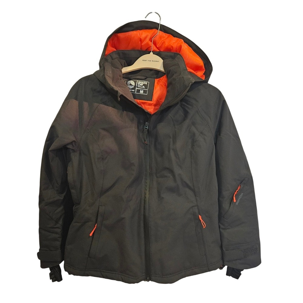 WILDHORN Ski Jacket Women's M Black Orange‎ Insulated Waterproof Tech